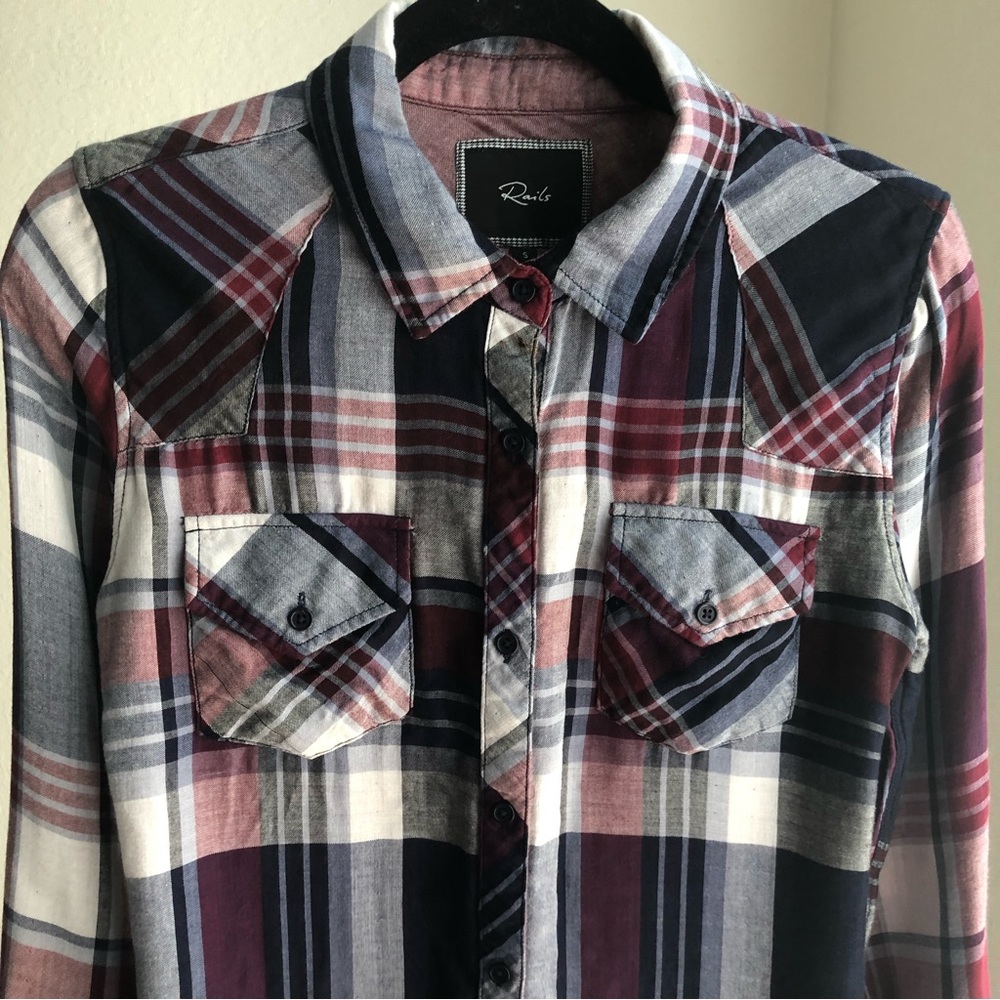 Rails | Plaid | Long Sleeve | Button Down | Top Shirt